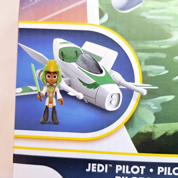 Star Wars brand"Piloting The Force" Young Jedi Adventures Kai and plane. - Picture 2 of 7